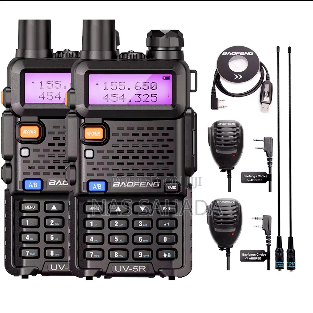 2 in 1 Uv5k Walkie Talkie