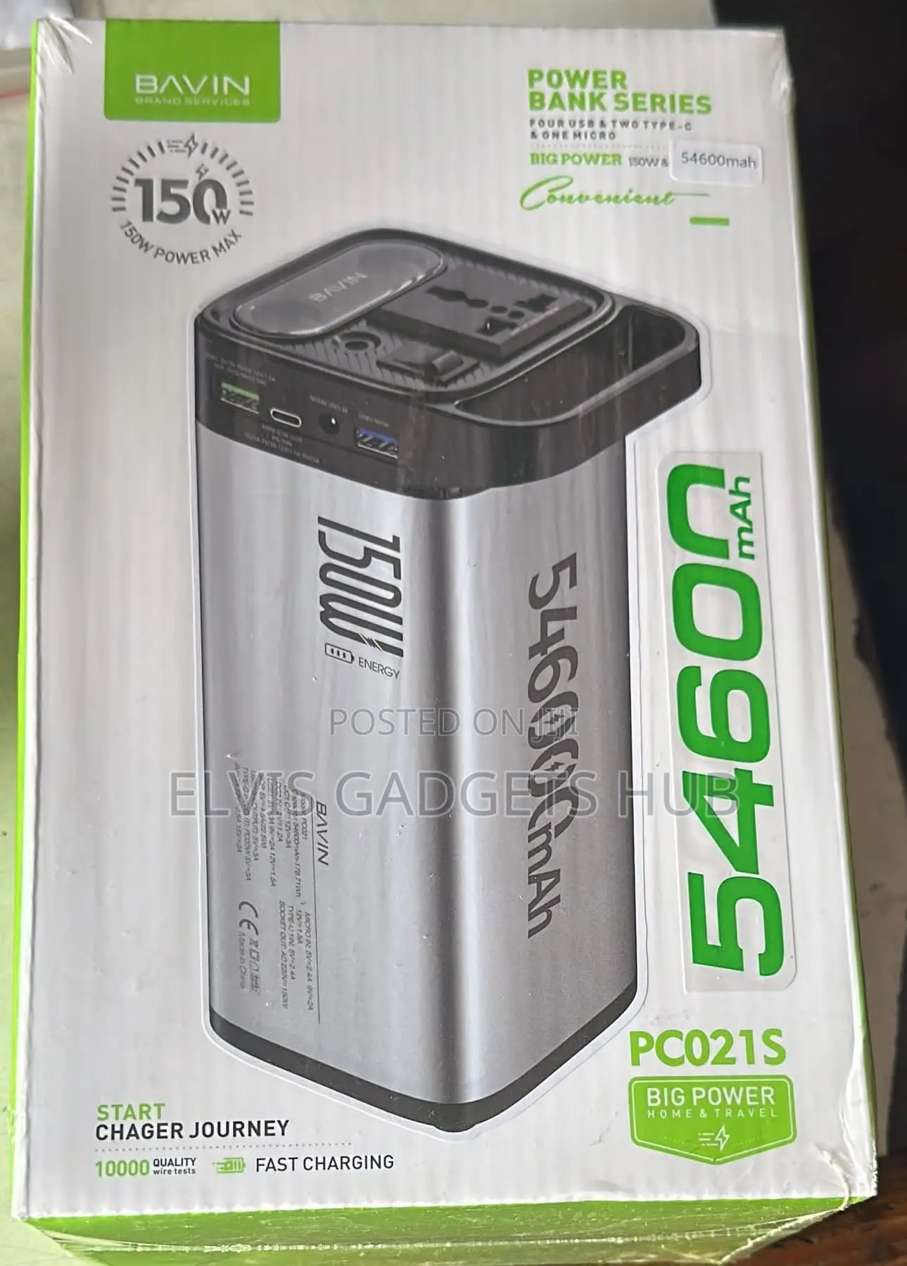 Bavin Pc021p 54600mah 150w Portable Power Station