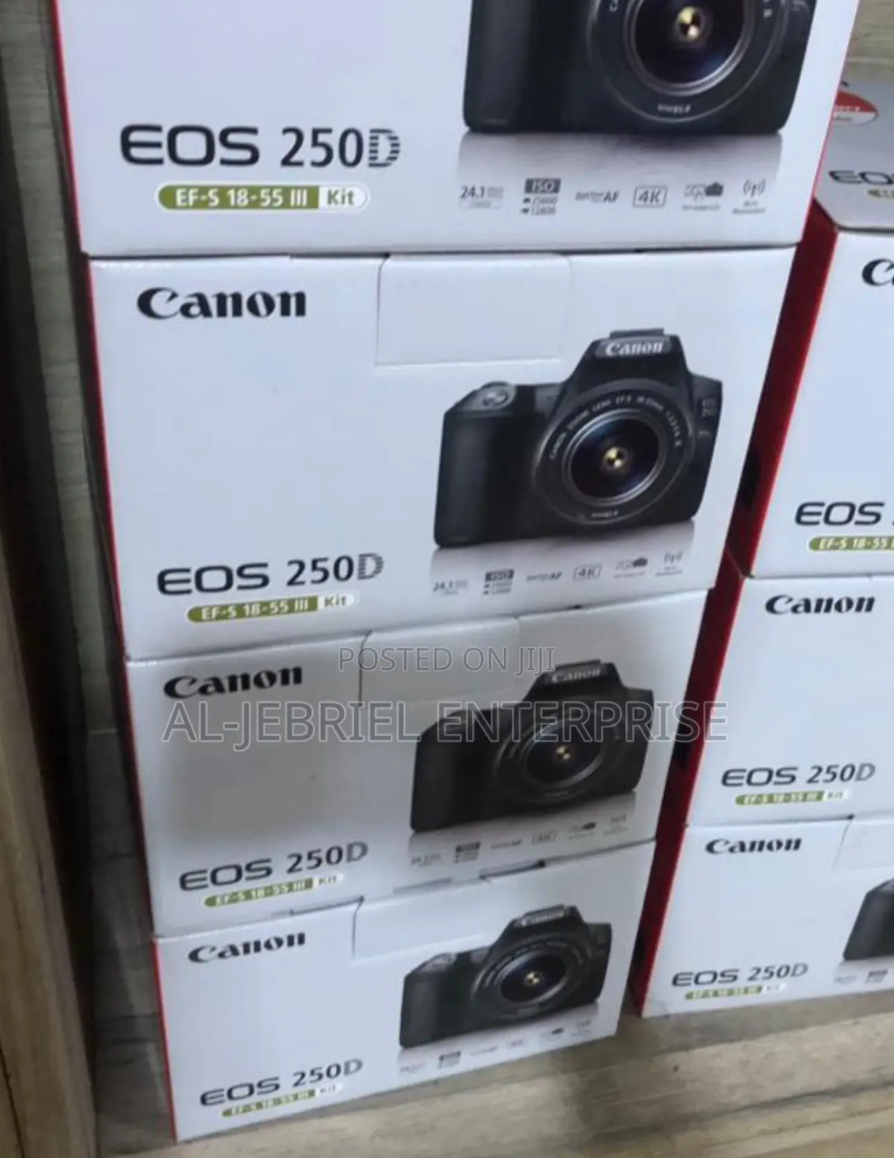 Canon 250d Camera + 18-55mm Lens Kit
