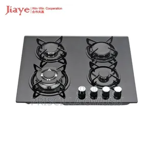 4 Burner Glass Inbuilt Gas Cooker