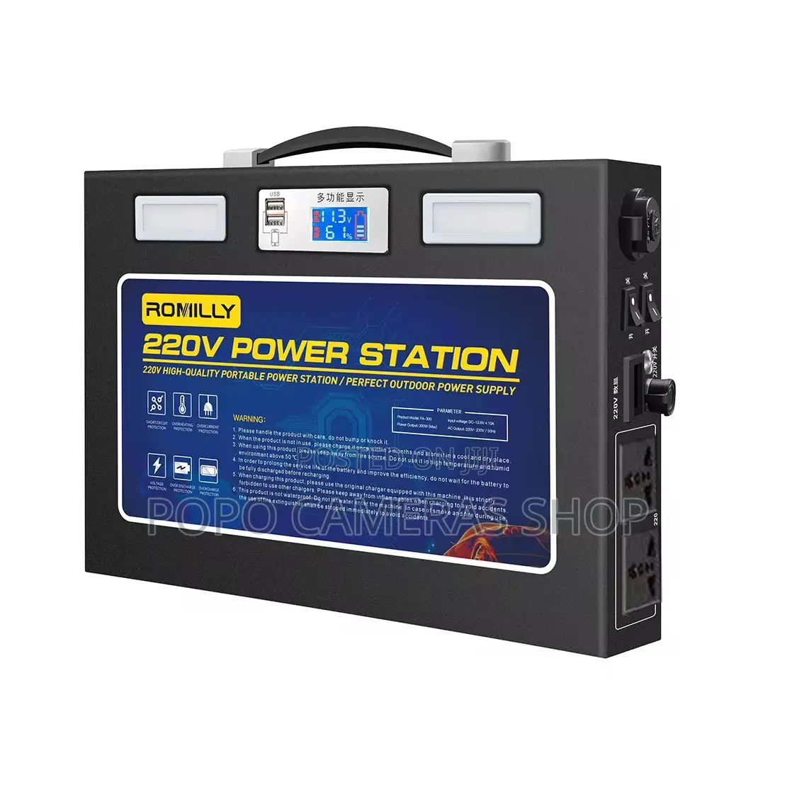 300w Romilly 220v Portable Power Station