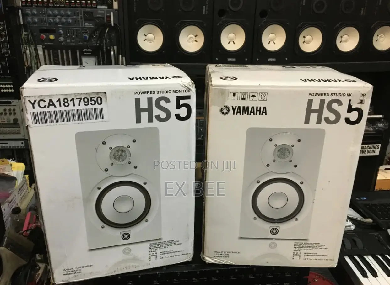 Yamaha Hs5 Powered Studio Monitor Pair White