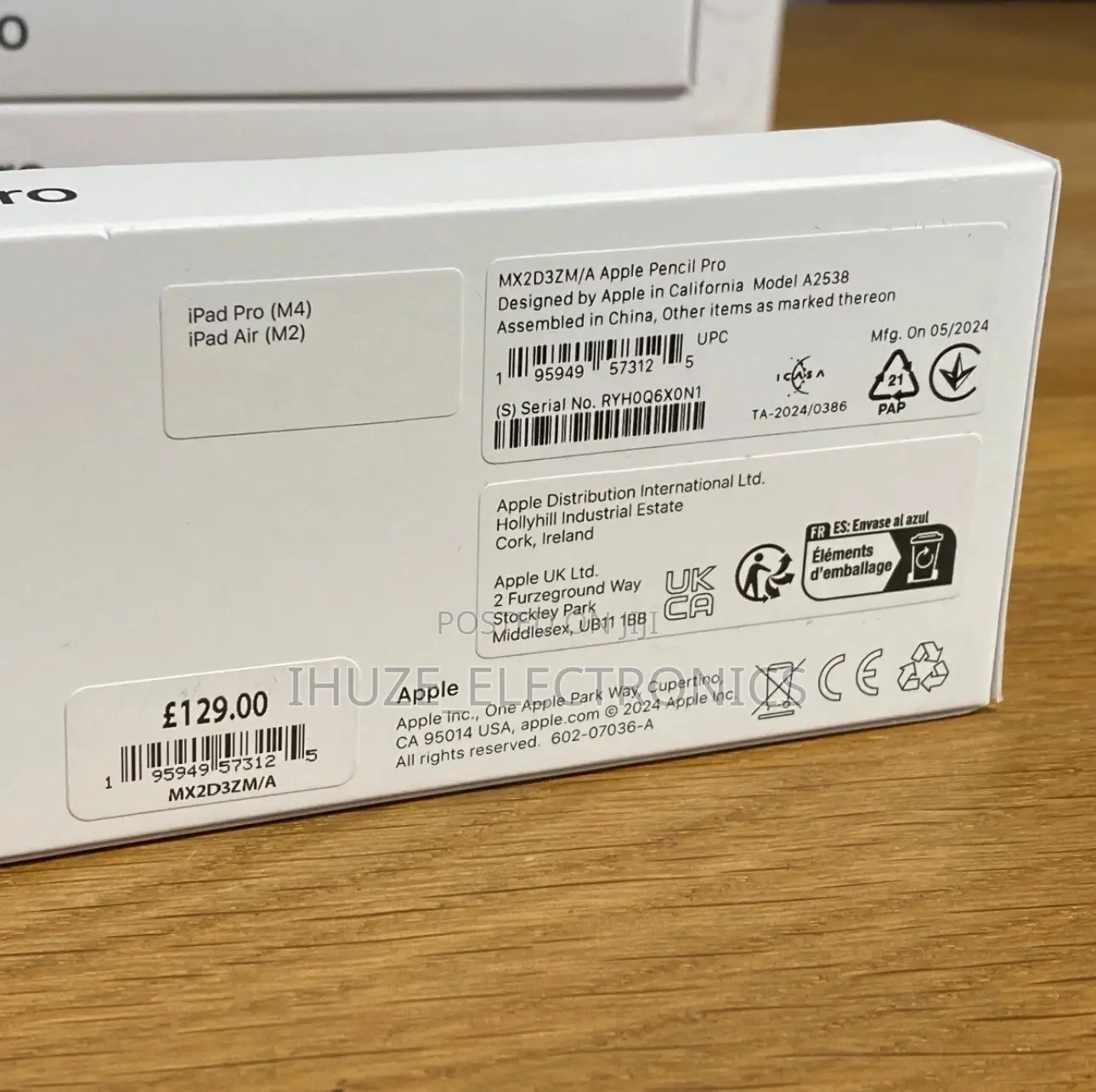 Apple Pencil Pro for iPad Pro M4 /iPad Air M2