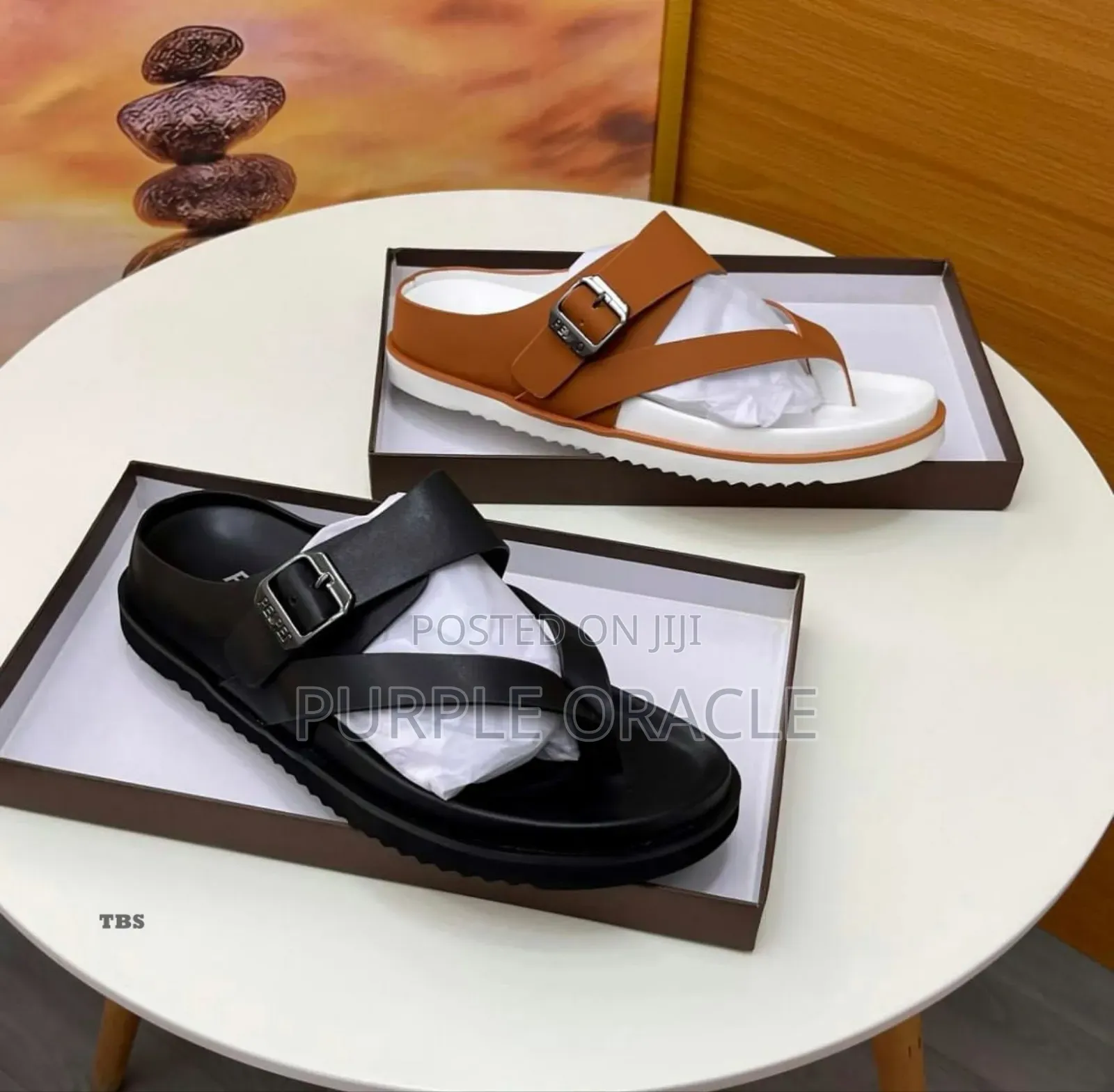 Pedro Quality Luxury Men's Cross-Strap Sandals