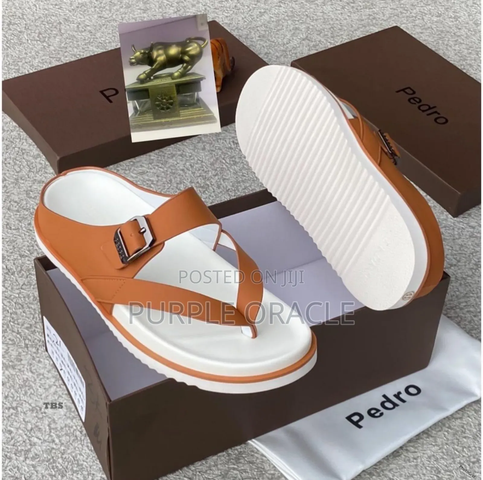 Pedro Quality Luxury Men's Cross-Strap Sandals