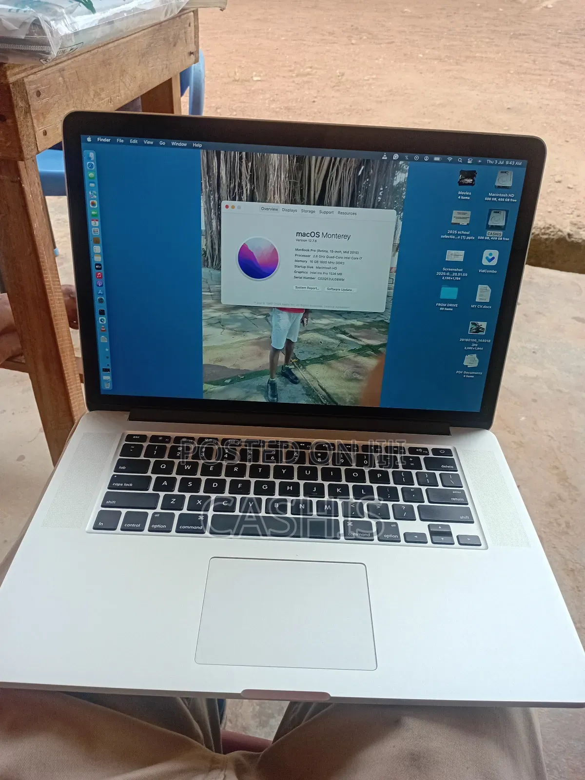 Laptop Apple MacBook 2015 16GB Intel Core i7 SSD 1T