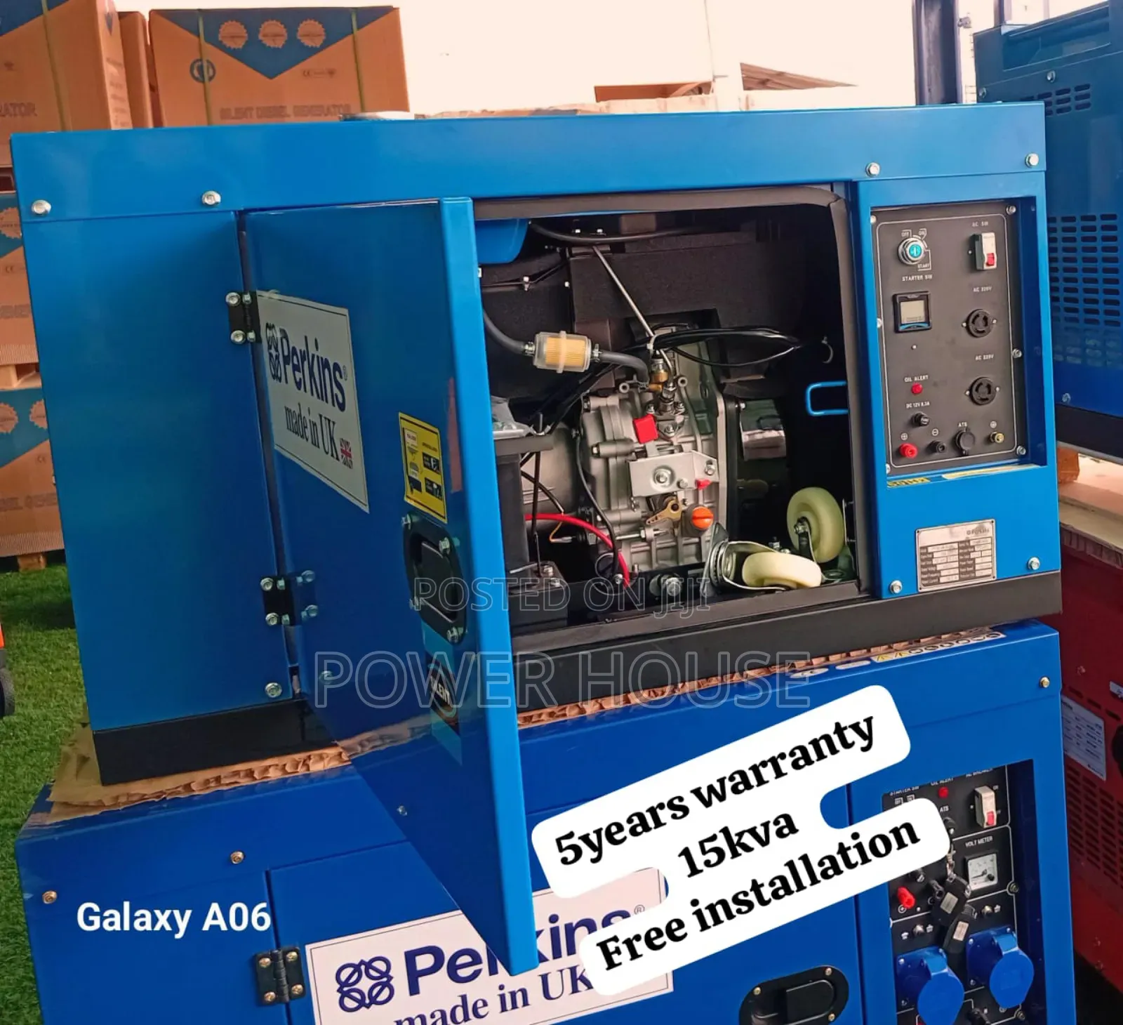 Authentic Blue Diesel Generator
