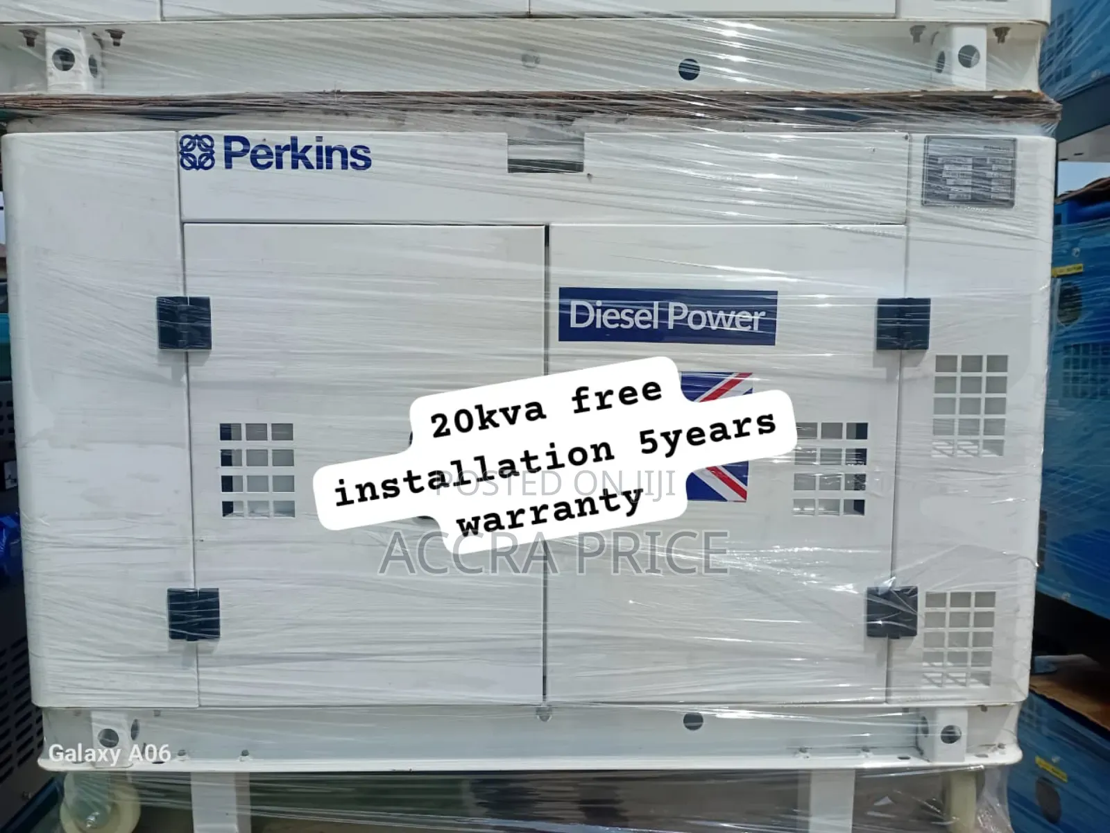 Efficient Genset Keystart 20kva Diesel Perkins Generator