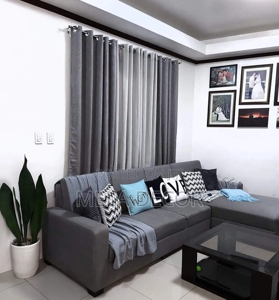 100% Premium Cotton Blackout Curtains