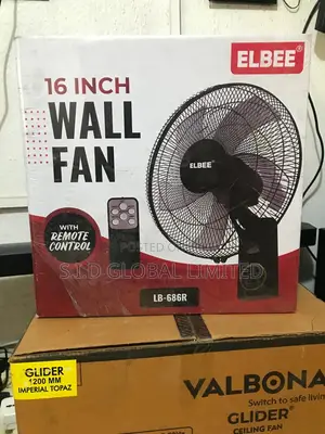 5 Plastic Blades Elbee 16" Wall Fan Lb686r