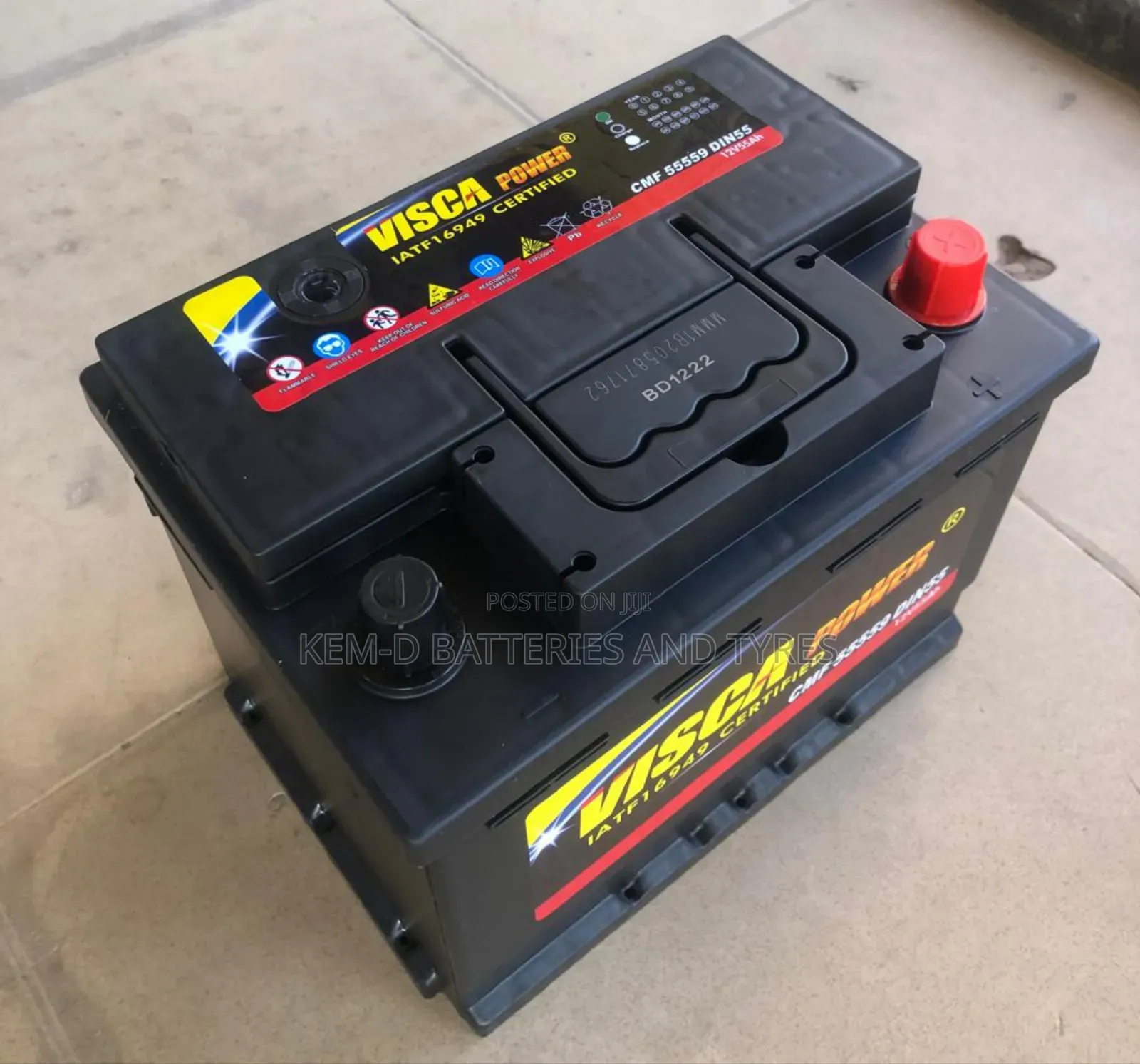 Visca Car Batteries _ Free Delivery