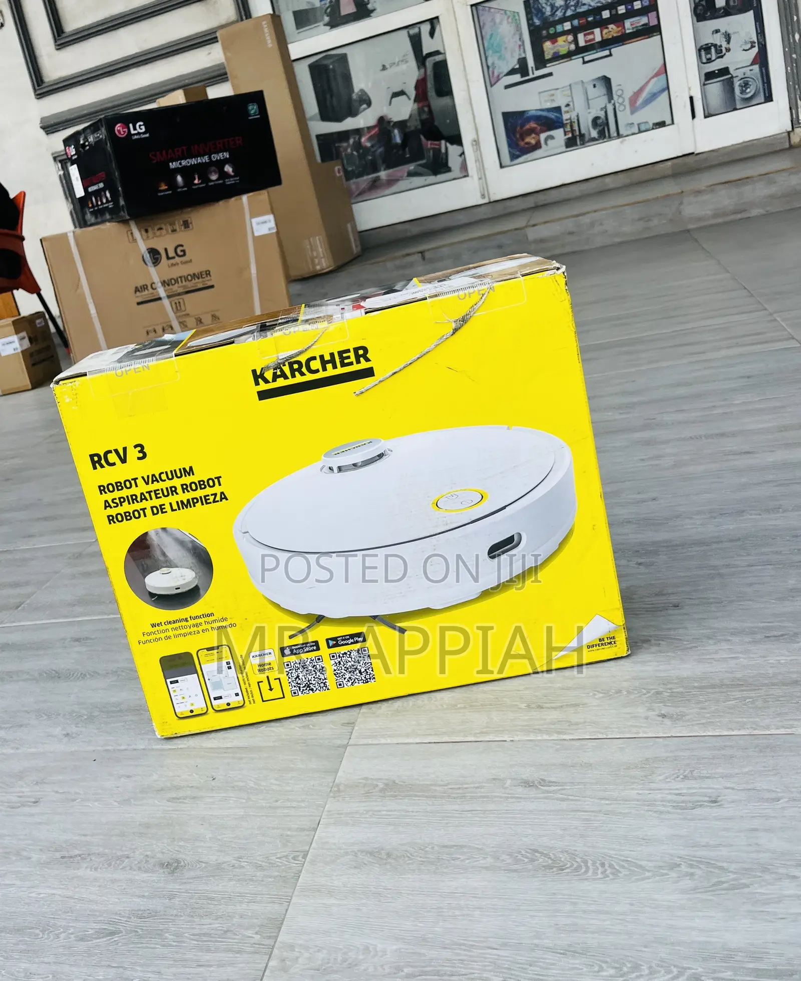 Long Lasting Karcher Robot Electric Vacuum Cleaner.