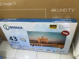 Sigma 43" Digital Satellite Tv With Inbuilt Decoder I-cast