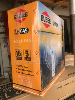 Elbee 16" Remote Controlled Wall Fan