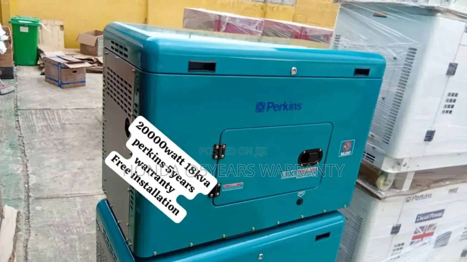 Clean Energy Source Perkins 18kva 20000watt Generator 18kva