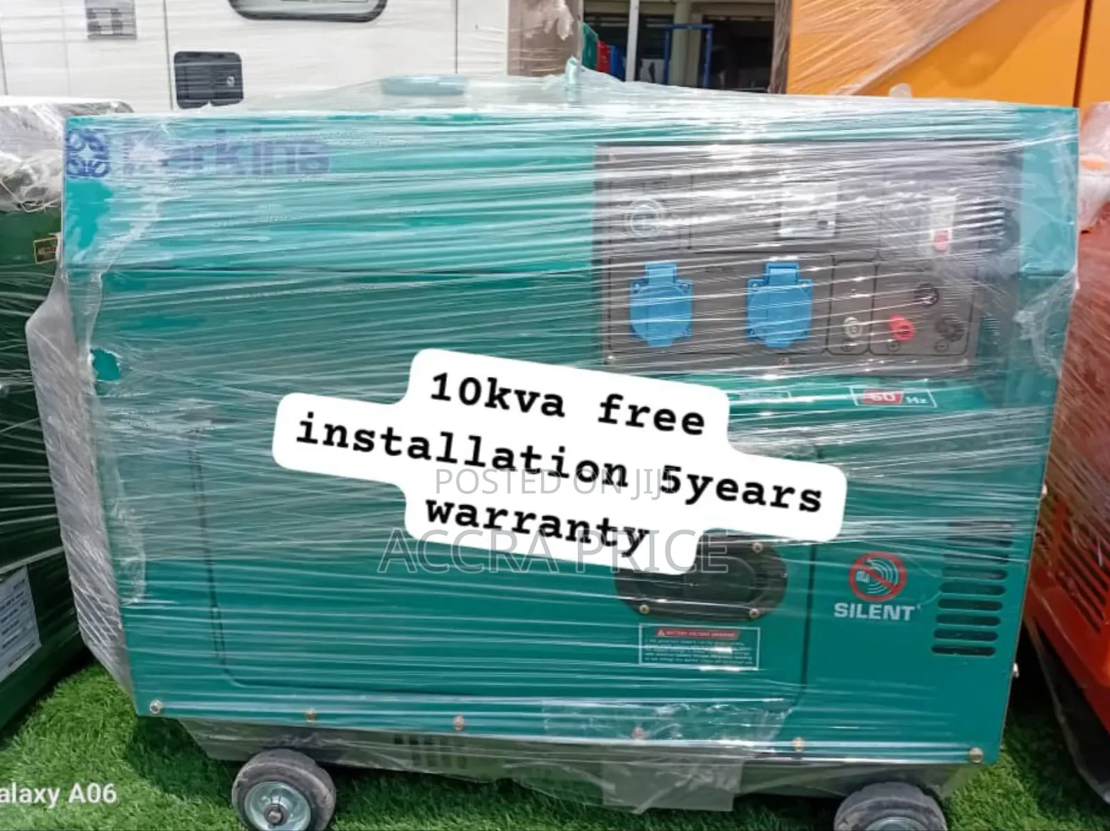 Perkins Steady Wattage 10kva 13000wats Diesel Silent