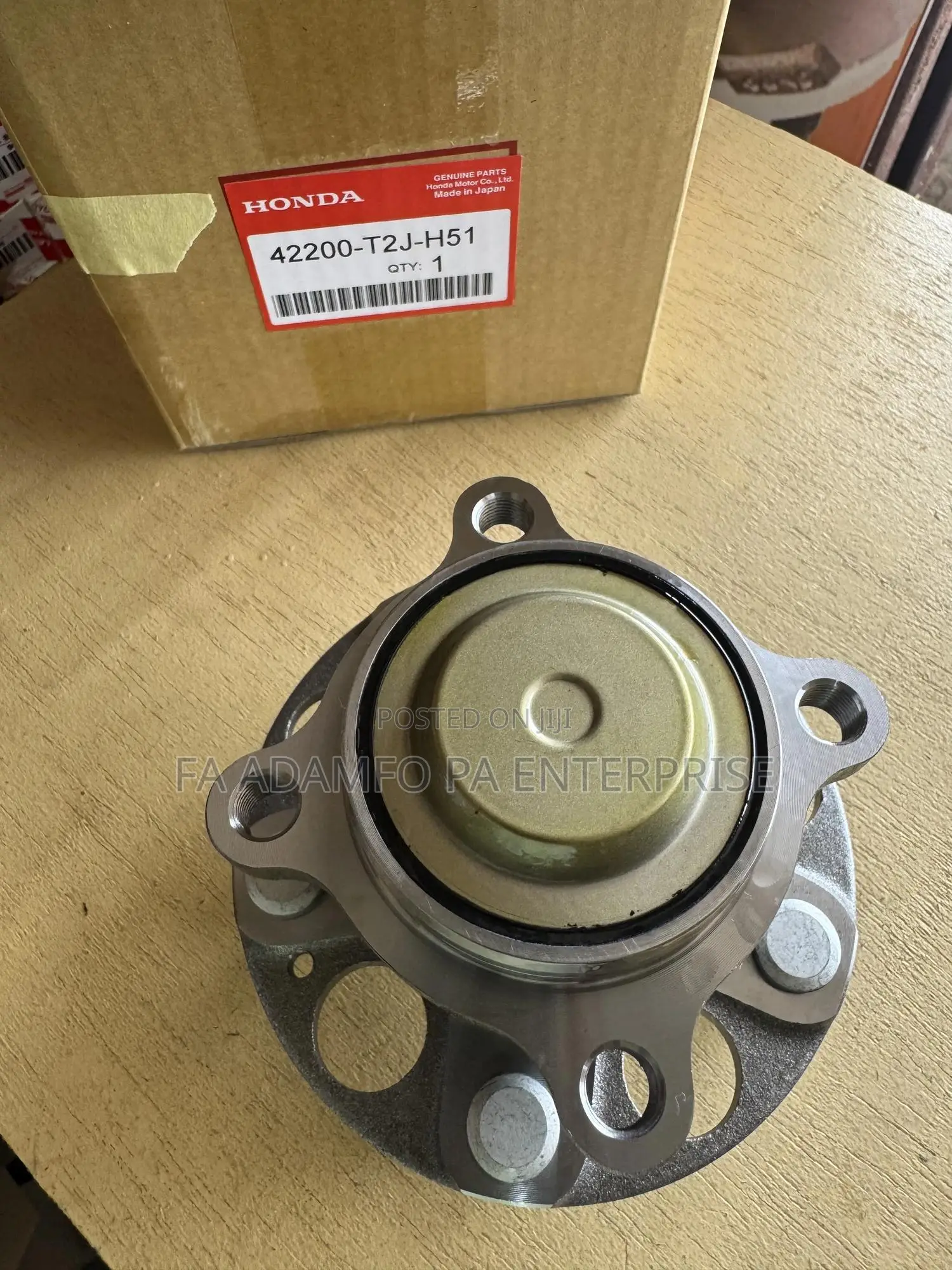 Honda Accord Wheel Bearing Hub Fits 2015-2018