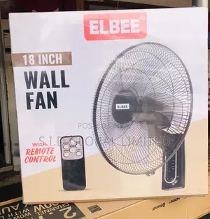 Elbee 18" Wall Fan With Remote Control Lb898r