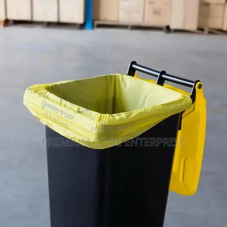 Yellow Waste Disposal Bag, 120l