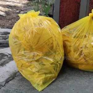 Yellow Waste Disposal Bag, 120l