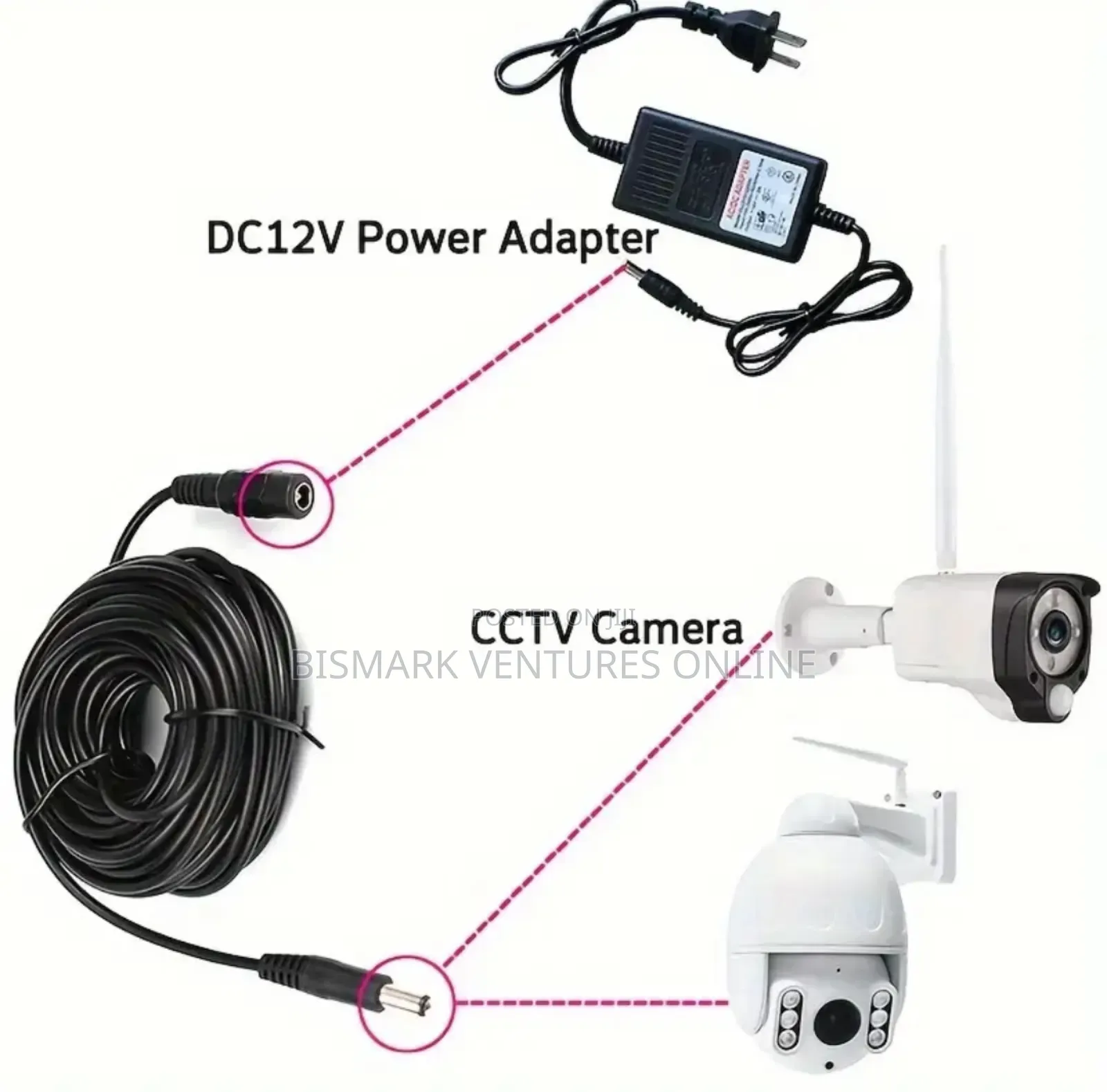 10meters 12v Power Dc Cable