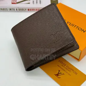Louis Vuitton Canvas Pocket Wallet || Brown, Black