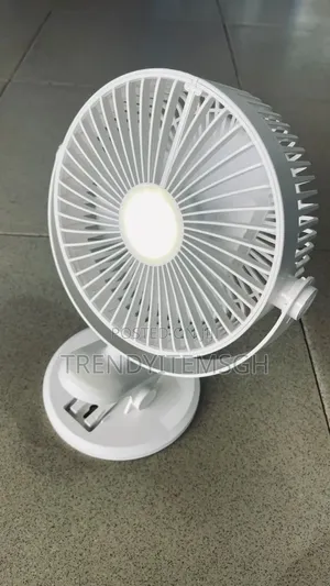 Rechargeable Table Clip on Fan (6 Inches)