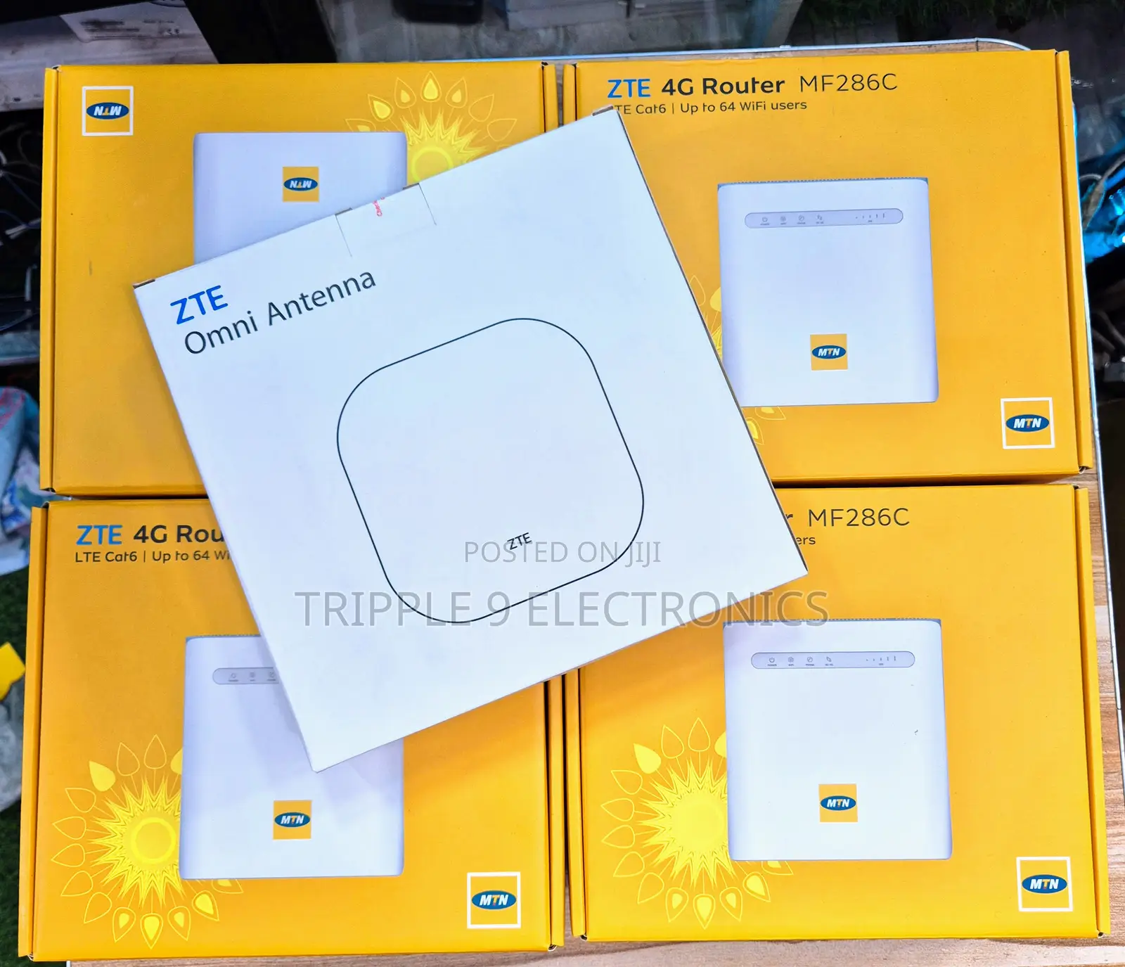 High Speed Zte Mf286c 450mbps MTN Router With Data Sim