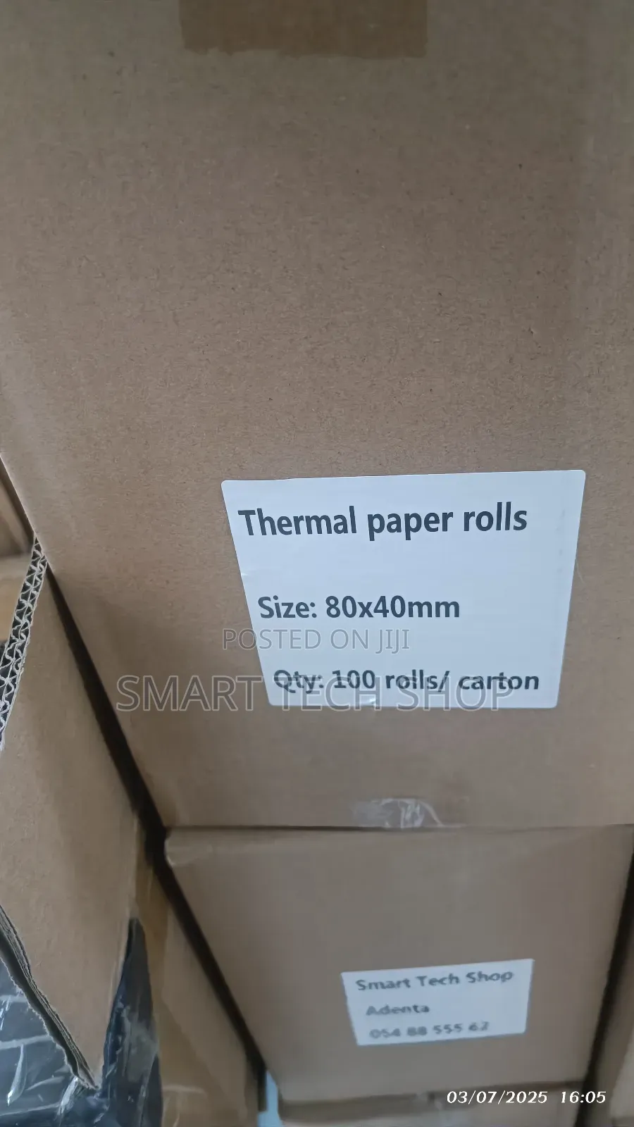 80mmx40mm Thermal Receipt Paper for Pos
