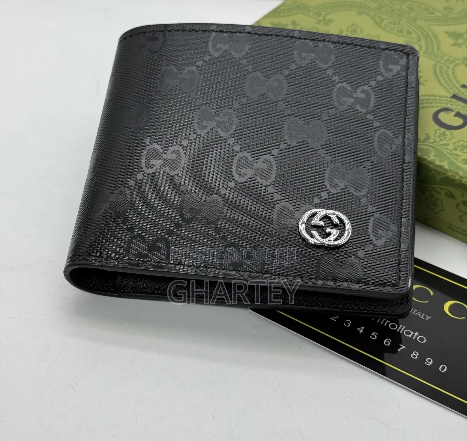 All New Gucci Pocket Wallet - Black