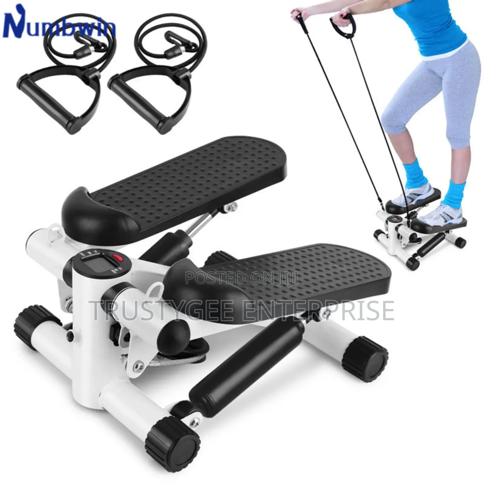 Mini Stepper With Resistance Band