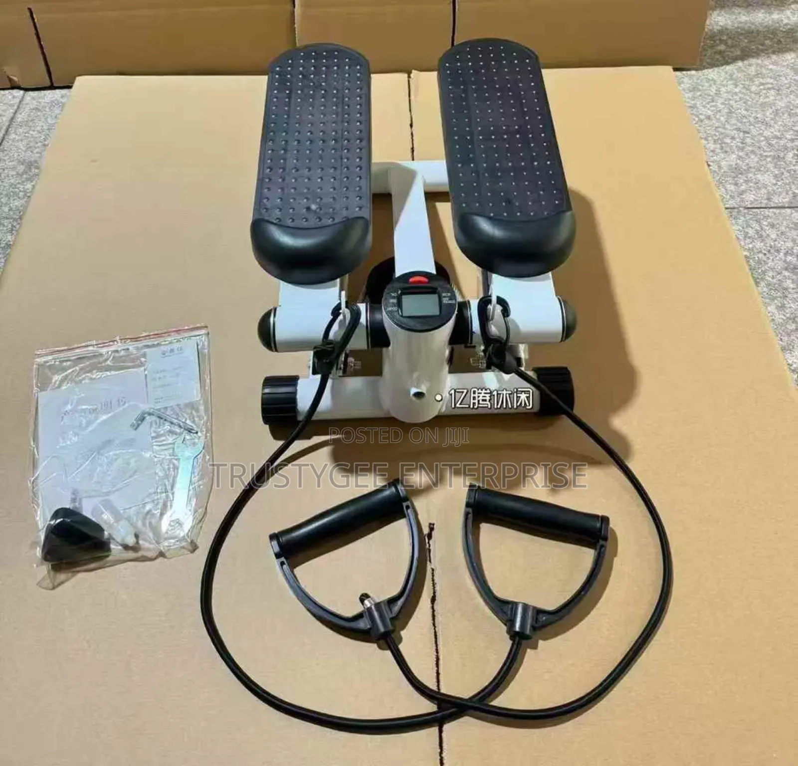 Mini Stepper With Resistance Band