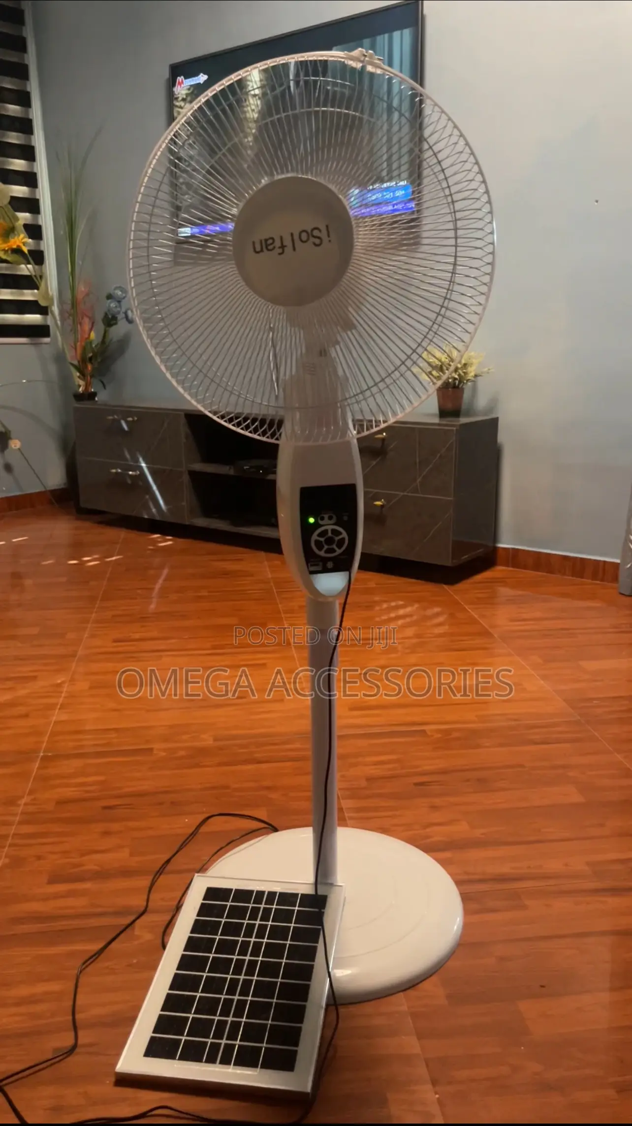 Solar Rechargeable Fan