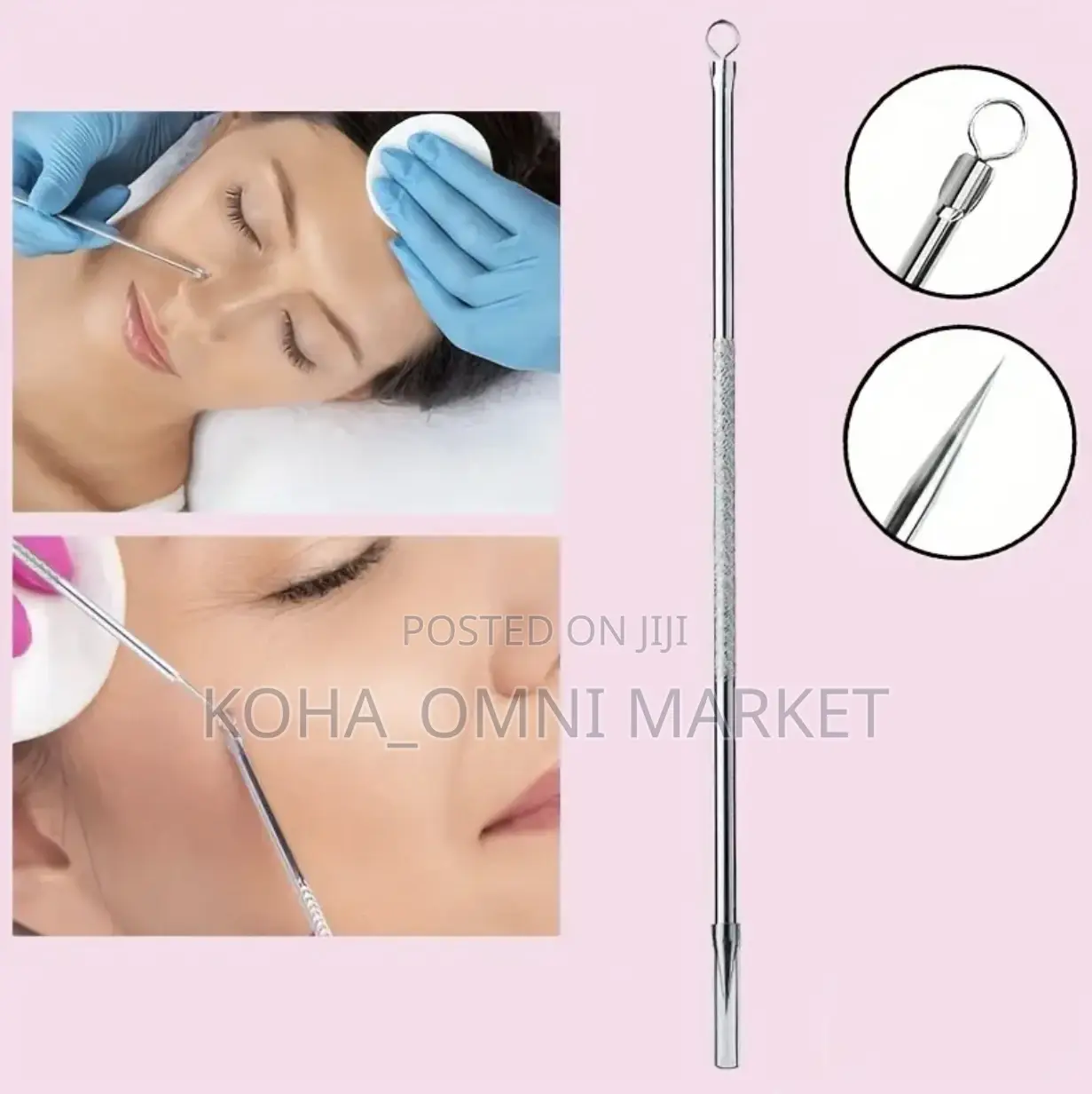 4pcs Pimple Extractor Tool Stainless Steel