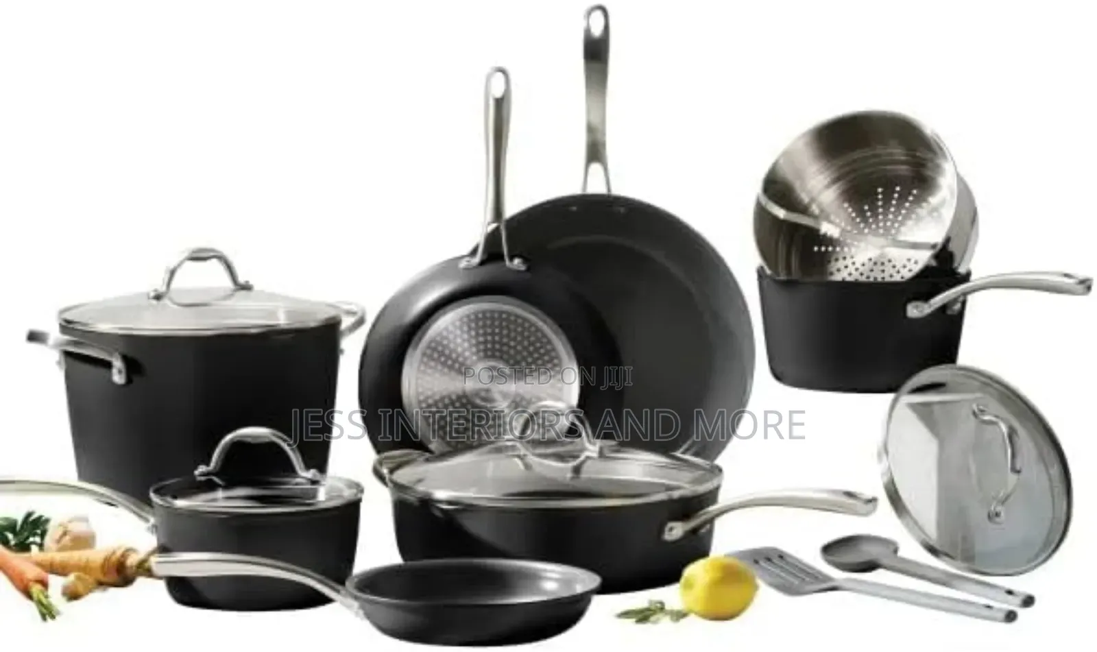 Tramontina Non-Stick 12-Piece Cookware Set With Utensils
