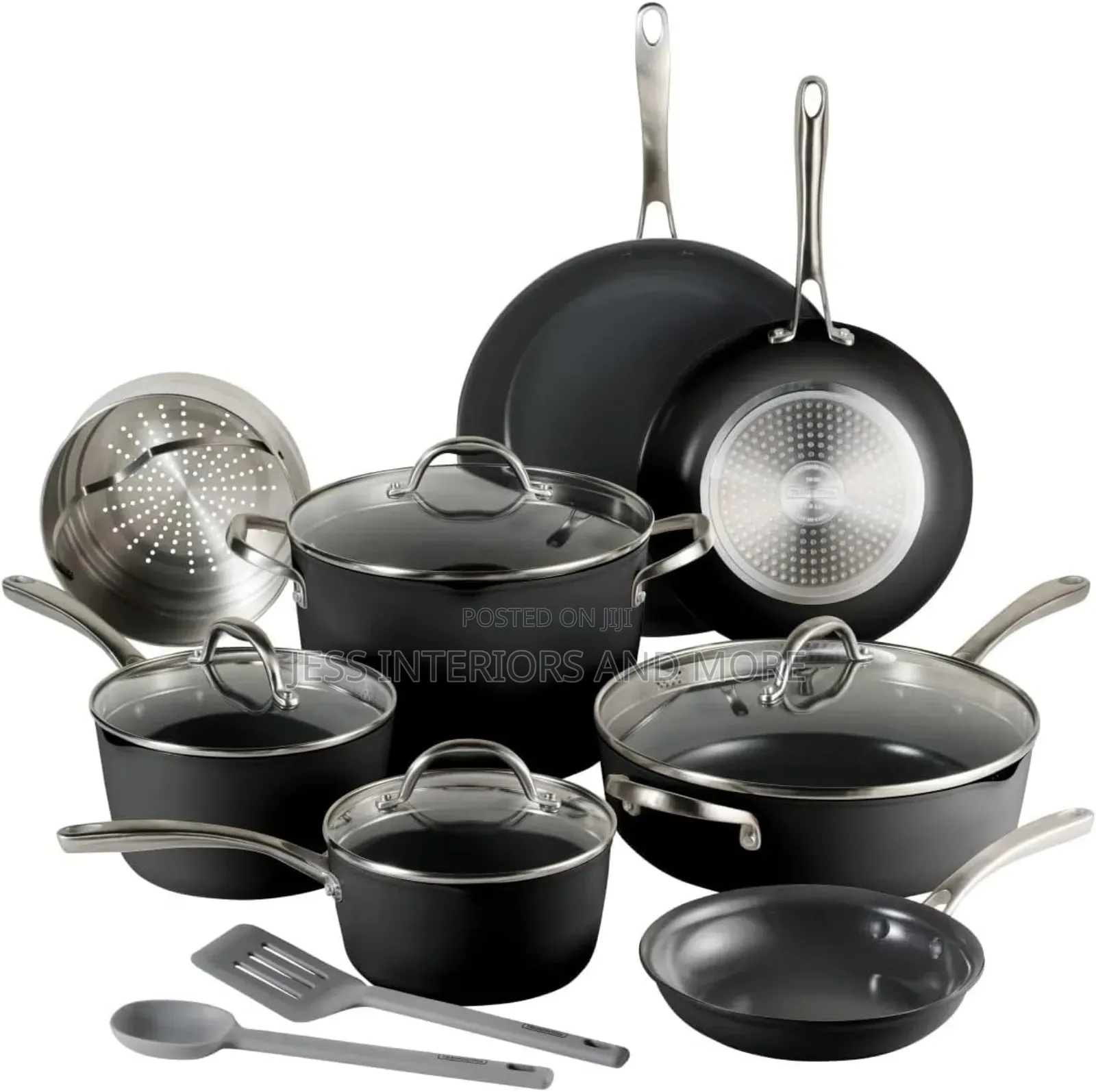 Tramontina Non-Stick 12-Piece Cookware Set With Utensils