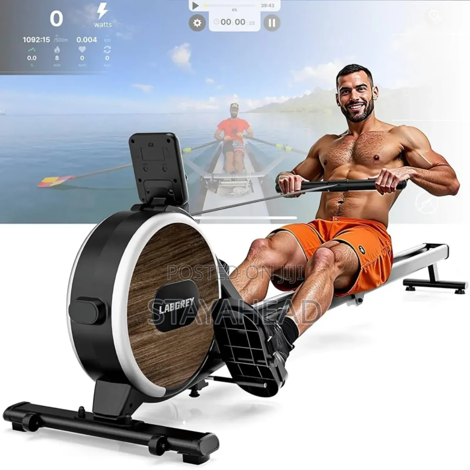 Labgrey Foldable Magnetic Rowing Machine