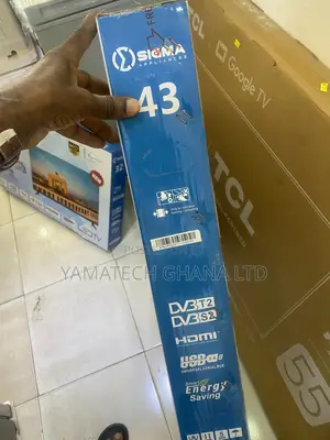 Sigma 43" Digital Satellite Tv With Inbuilt Decoder I-cast