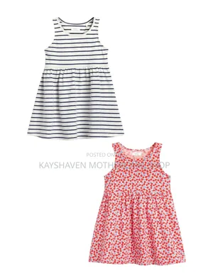 2pk Girl's Cotton Dress 4yrs and 5yrs