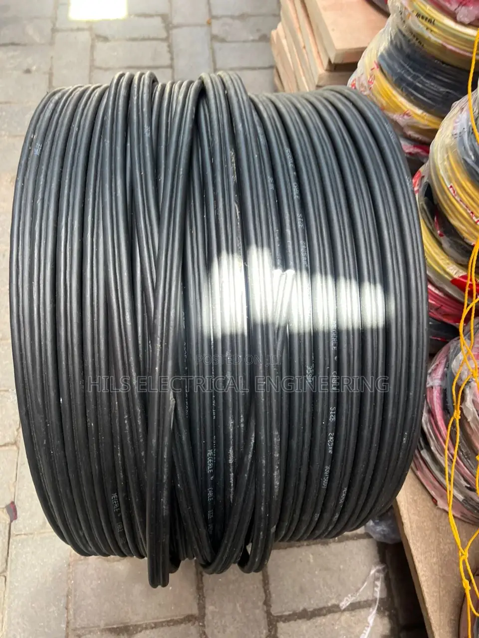 25mm Aluminium Twin Cable, Service Line
