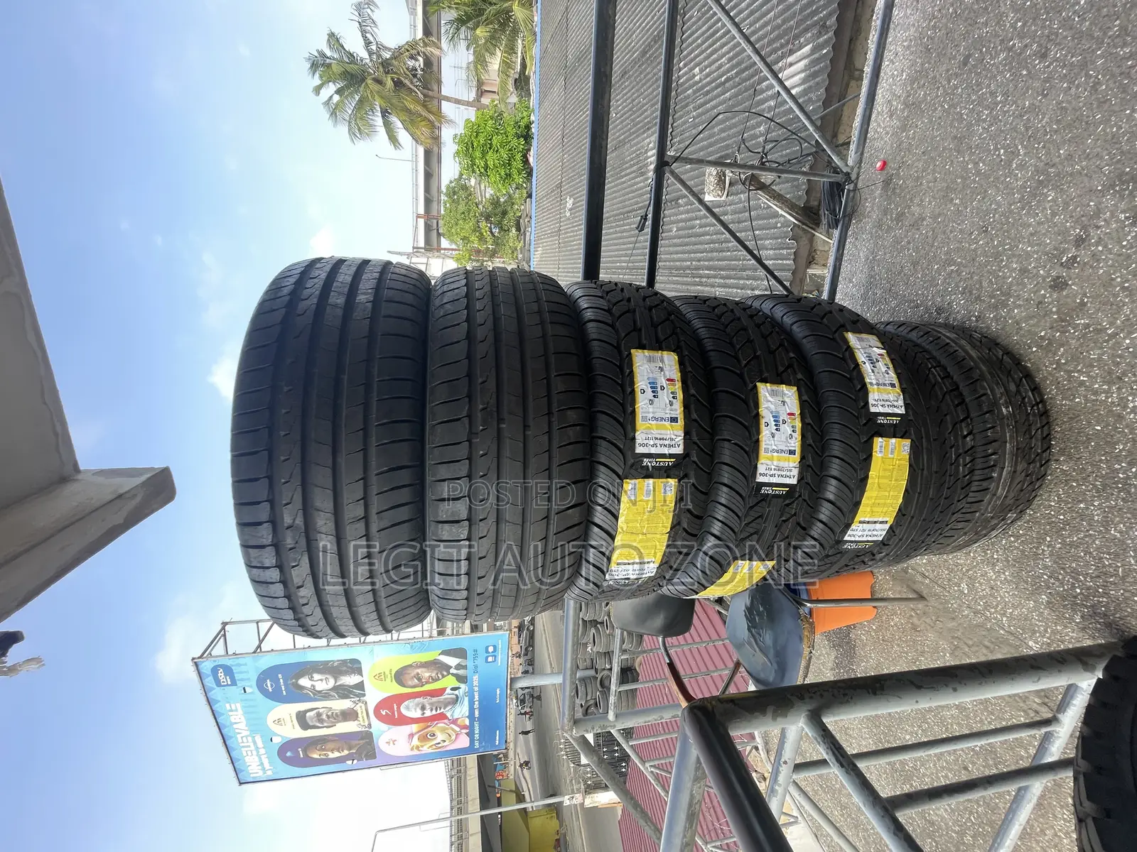 All Types Car Tires Available in All Sizes and Numbers