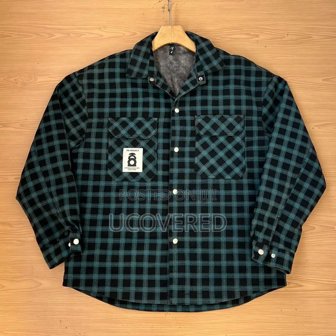 Men’S Essentials Long Sleeve Polar Fleece Shirt Jacket