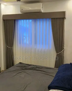 Photo - Custom Made Curtains Drapes Installed at Achimota
