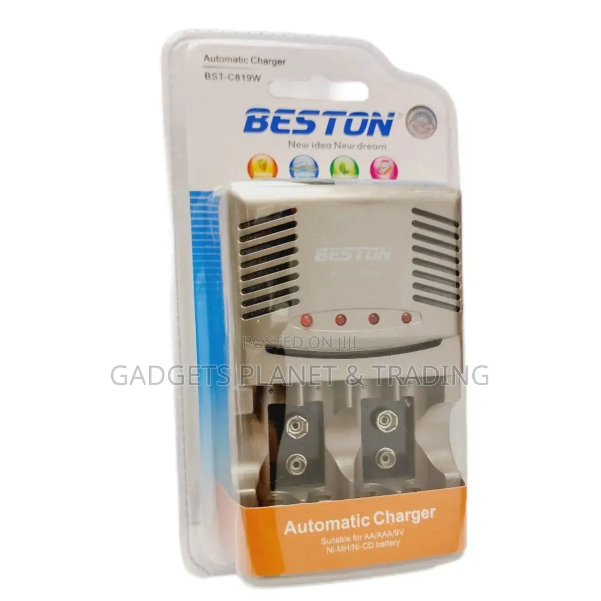 Beston Automatic Charger for Aa/Aaa/9v Ni-Mh/Ni-Cd Battery