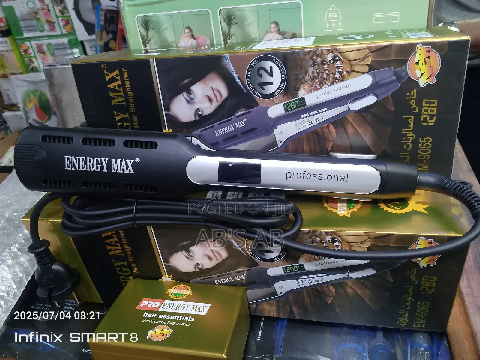 Energy Max Hair Straightener