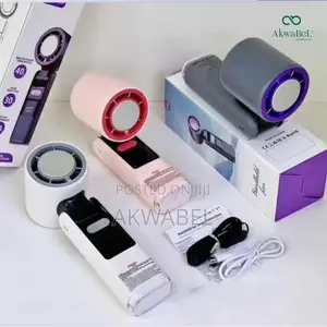 Air Condition Handheld Fan • High Speed Rechargeable Ice Cool Hand Fan