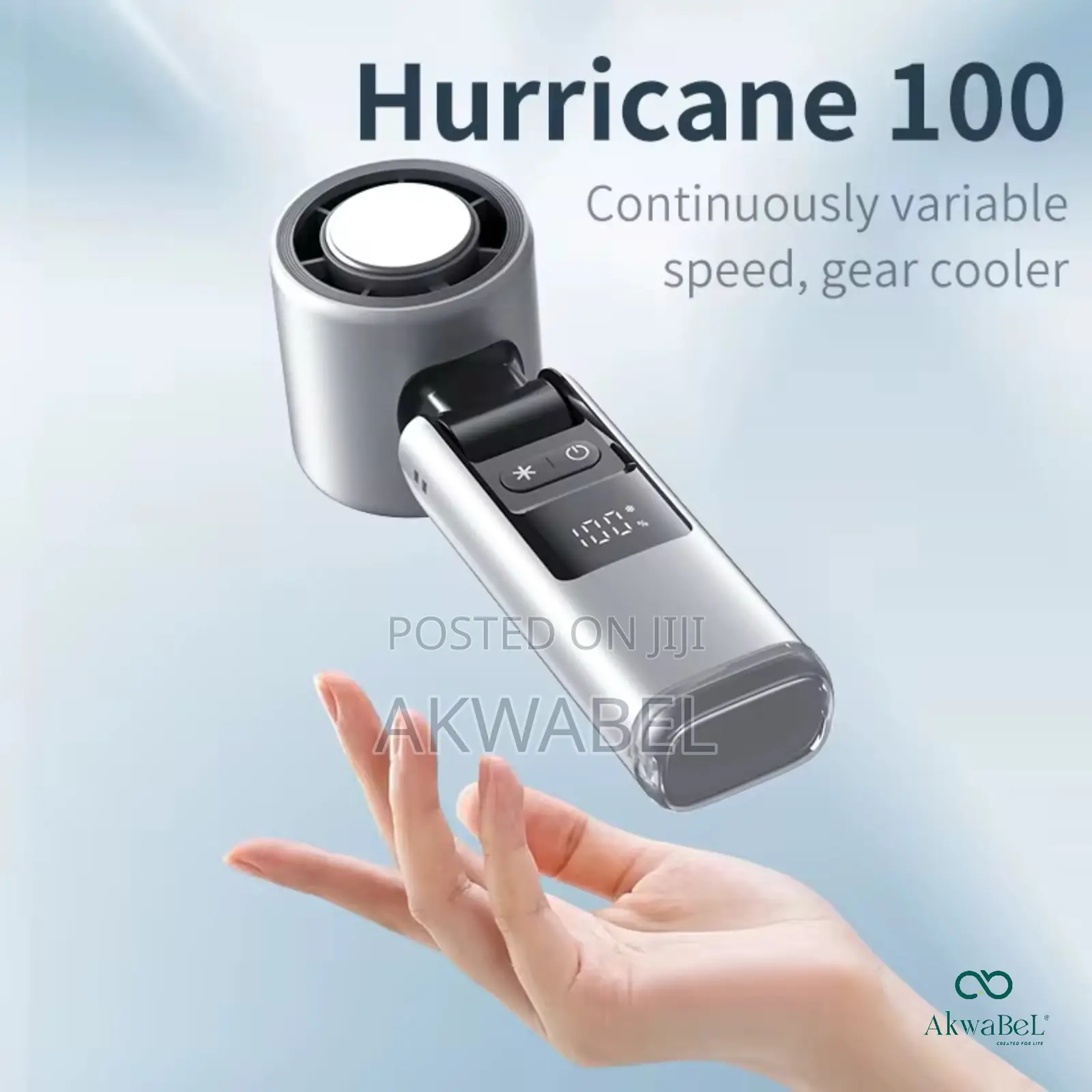 Air Condition Handheld Fan • High Speed Rechargeable Ice Cool Hand Fan