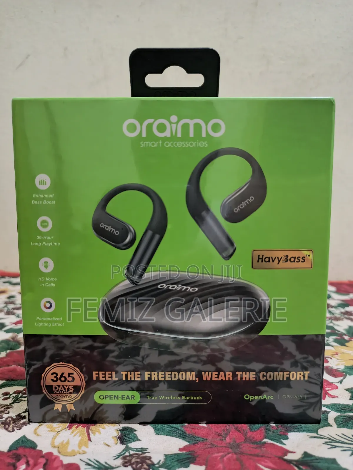 Oraimo Openarc Open-Ear Wireless Earphones
