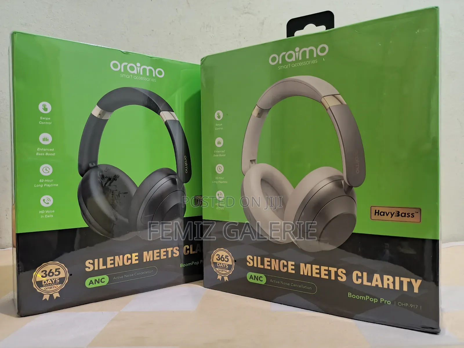 Oraimo Boompop Pro Anc Over-Ear Headphones