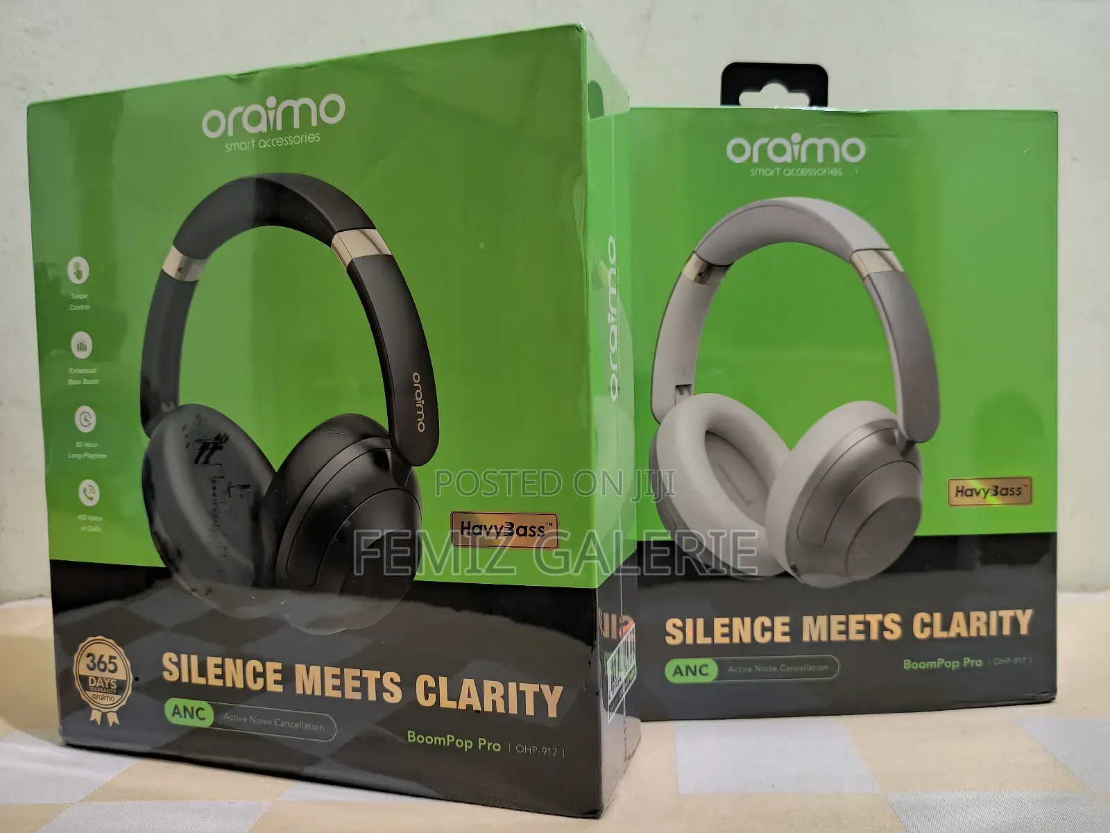 Oraimo Boompop Pro Anc Over-Ear Headphones
